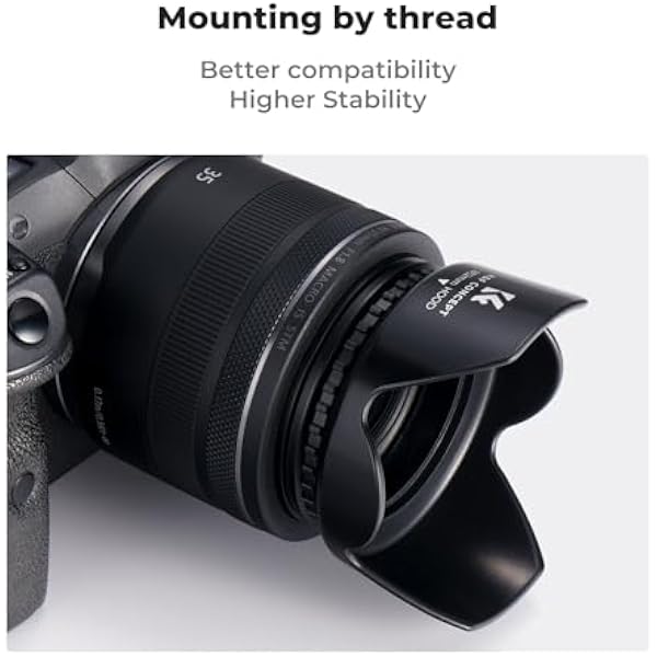 Бленда K F Concept Reversible для объективов Canon F-M 15-45 mm f 3.5-6.3 is STM RF-S 18-45 mm f 4.5-6.3 is STM заменяет бленду Canon EW53
