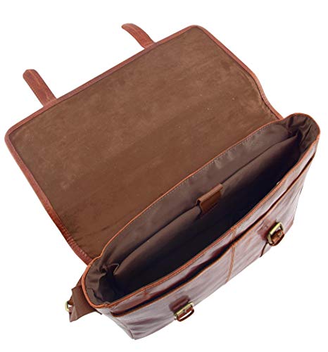 Porte-documents en cuir véritable protégeant ordinateur portable - 6