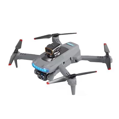 8k dual-camera gps drone with brushless motors and obstacle avoidance 3 batteries gray