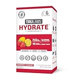 TRULABS Hydrate - Strawberry Lemonade. Sugar Free Electrolytes Hydration Packets. Each Serving Contains 1422 mg of Electrolytes &19 Vitamins & Minerals (6ct)