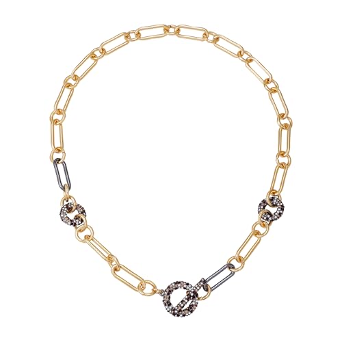 Vince Camuto Two Tone Crystal Stone Toggle Necklace by Vince Camuto Jewelry - Used condition - Image 2