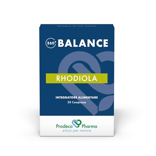 Prodeco Pharma 360 Balance Rhodiola 30 Compresse - Integratore Alimentare Con Azione Antistress In Caso Di Stanchezza Fisica E Mentale Favorisce Il No