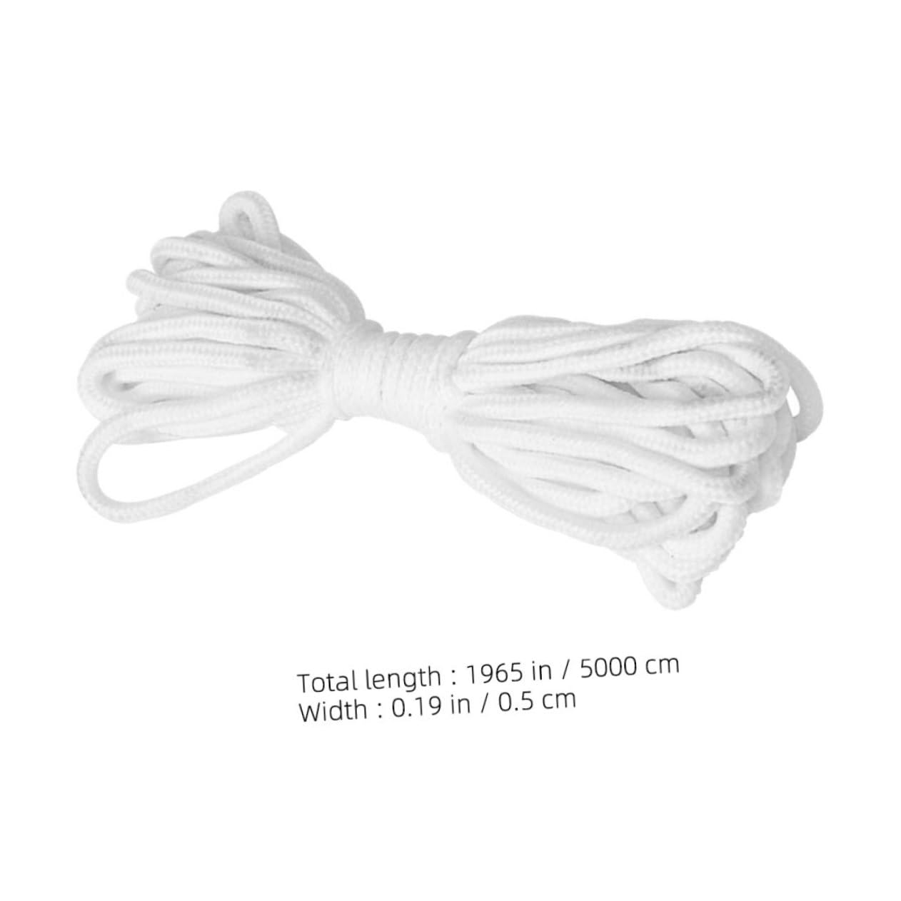 Abaodam Filamento Autoirrigante Per Piante Metri Filo Di Cotone Bianco Impianto Di Irrigazione a Goccia Stoppino Capillare Per Piante in Vaso e Fioriere