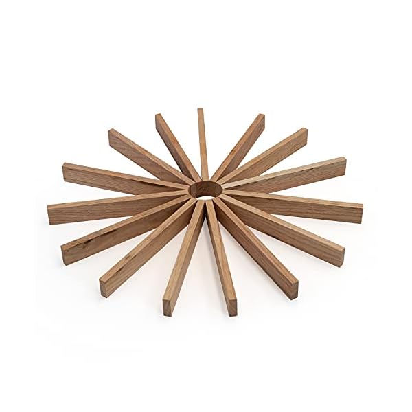 ALEKO Premium Holzbausteine Natur, aus Eiche, Stäbchen, perfekte Abmessungen der Bausteine für DIY Projekte Basteln mit Holz, Bauklötze für Kinder und Erwachsene (22 x 8 x 160-43 Stück) – Bild 3