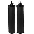Amwater Cartridge Water Filter Compatible with Black Purification Elements Purifier Replacement Gravity System Filters,Fits BERKEY and Other Gravity Filter Systems(2 Pack?