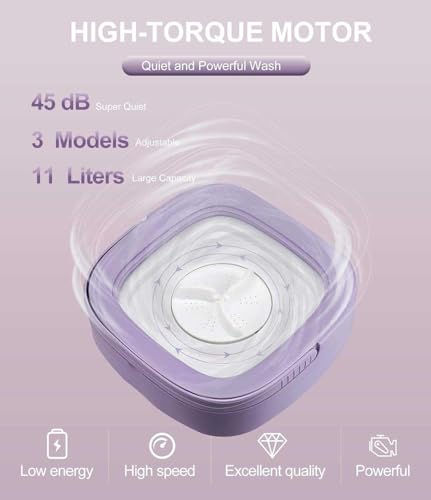 Image of SeMi AuToMaTiC FoLdInG SmAlL MiNi WaShInG MaChInE WiTh DrYeR DeEp CLeAnInG FoR UnDeRwEaR WaShINg MaChInE SeMi AuToMaTiC UV7