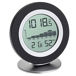 TFA Dostmann WeatherHub - Termómetro e higrómetro ...: Digital termo digital higrómetro barómetro con indicador de la presión del aire temperatura interior y humedad para interior Pantalla representación gráfica del barómetro (nivel de presión de aire) de las últimas 24 horas (24h 18h 12h 9h 6h 3h 0h) ut...