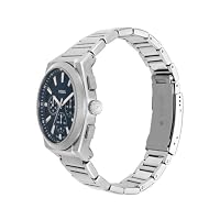Fossil Everett Herrenuhr, Quarz-Chronographenwerk mit Edelstahl- oder Lederarmband – Ansicht 3