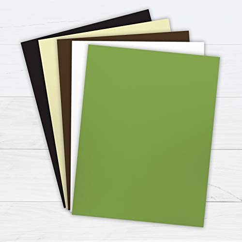 Printworks Earth Tone Cardstock, Heavyweight, Solid Core, 8.5” X 11”, 200 Sheets Total (00603) #TOP1