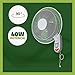 GROWMANIA Ventilador de Pared con 3 Velocidades 40 W Potencia 40 Cm Imagen de GROWMANIA Ventilador de Pared con 3 Velocidades 40 W Potencia 40 Cm