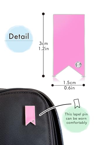 Image of Awareness Ribbon Lapel Pin Ribbon Support Colors Brooch Pin Badges