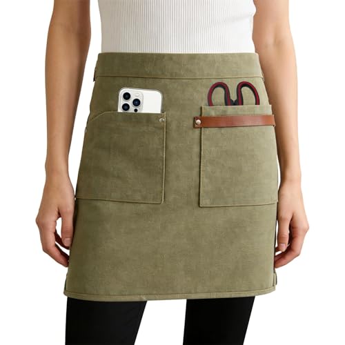 Tablier avec poches de service pour cuisine et café - Generisch noir