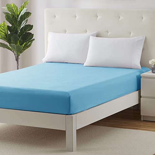Image of Clara Clark Premier 1800 Deep Pocket Fitted Sheet, Fits up to 16 inch depth - Double Brushed Microfiber.