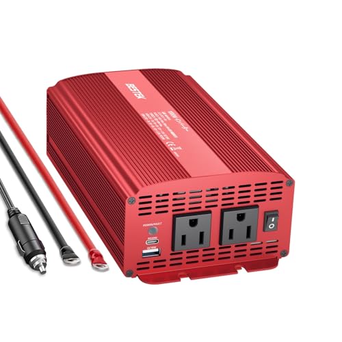 BESTEK Co[^[ 1000W Cg DC12V to AC100V 12Vp USB-C×1 USB-A×1 MRI10010-PD