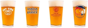 New Belgium Brewery Pint Glass Gift Set - 2025 Edition