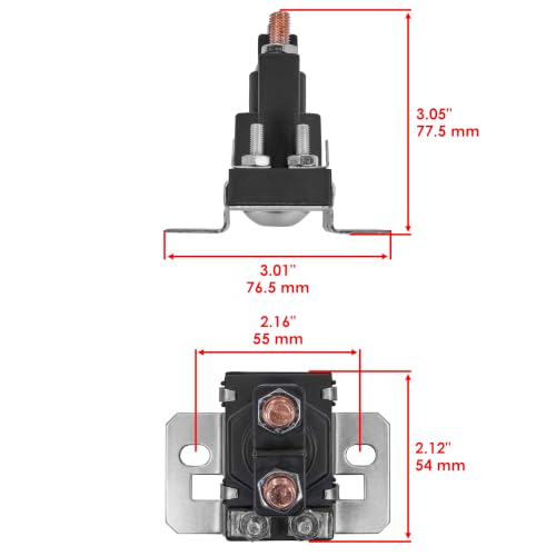 Caltric Starter Solenoid Relay Compatible con Toro, Lawn-Boy y Exmark miniatura 2