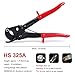 Knoweasy Cable Cutter and Ratchet Wire Cutter Works for Aluminum and Multi-core Cables up to 240mm²