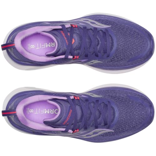 Saucony Women's Omni 22 Sneaker, Marine/Crocu, 5.5 - image 4
