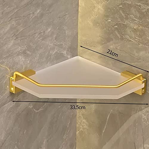 Étagère d'angle de salle de bain pour éviter les chutes de flacons - 3