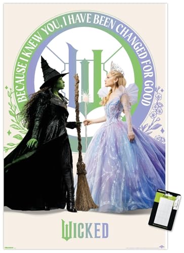 Trends International Wicked: For Good (2025) - Because I Knew You Wall Poster, 34L x 22.4W, Premium Poster & Mount Bundle