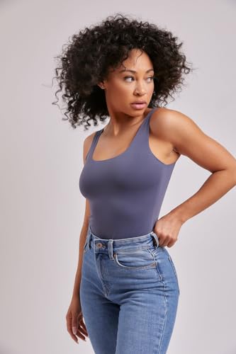 Image of Almere Everyday Essential Double Lined Basic Tank Bodysuit for Women