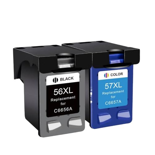 Cartouche d'encre 56XL 57XL pour remplacer vos recharges vides DeskJet 7150 4215