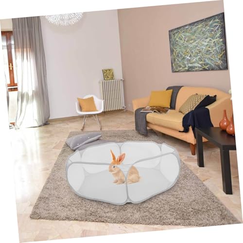 Parc pour petits animaux pliable et hexagonal en polyester Abaodam pour intérieur