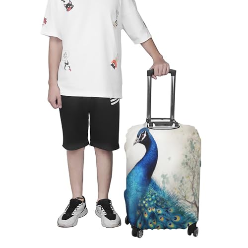 Housse de valise anti-rayures lavable en polyester élasthanne XL - 7