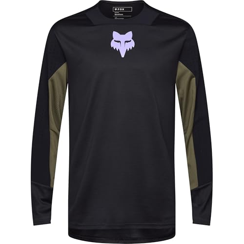 Fox Defend Park - Maglia da uomo, colore nero, taglia L