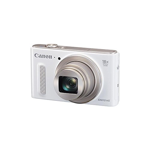 Canon Powershot SX610 HS Appareil Photo Numrique Compact 21.1 Mpix Zoom Optique 18x - Blanc