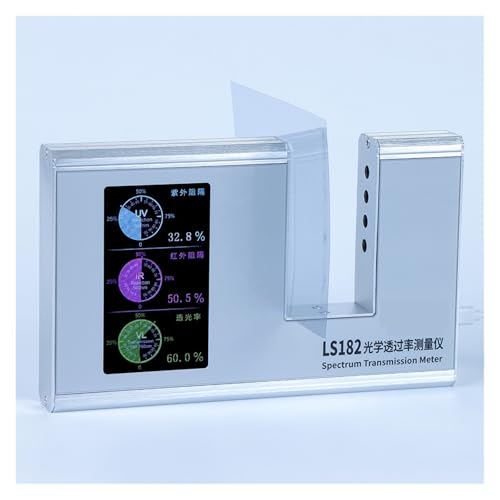 Medidor de transmitancia de luz, medidor de transmisión de película solar de alta precisión para medición UVT, IRT, VLT y SHGC