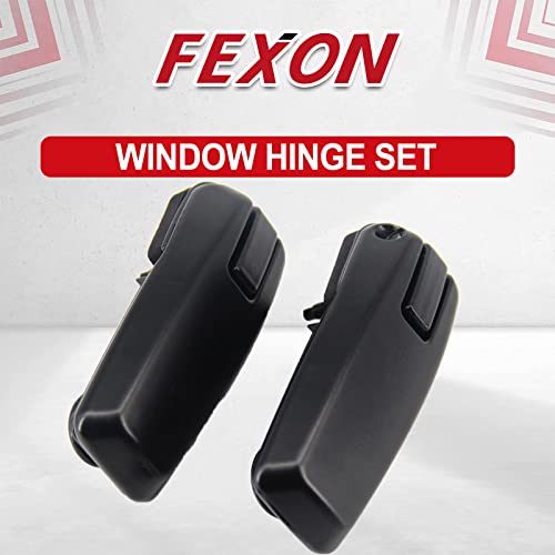 Rear Window Hinge Set Liftgate Glass Left and Right Replacement for Ford Escape 2008-2012 Mercury Mariner 2008-2011 Replaces 8L8Z78420A68C 8L8Z78420A68D 924-123 Tailgate Hatch Kit