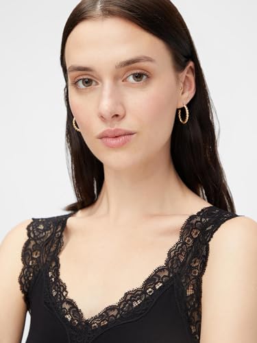 PIECES Damen PCBARBERA LACE TOP Spitzentop,3-Pack, Bright White/3-PACK White-Whit, XS – Ansicht 4