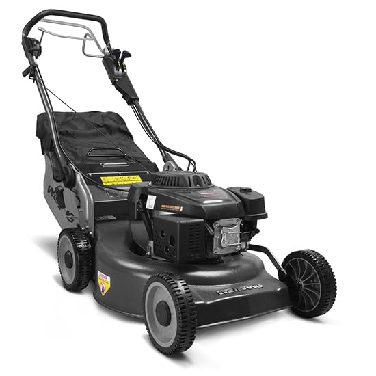 WEIBANG Cortacésped a Gasolina WB 537SCV BBC, Motor Loncin 196 CC, Corte 53 cm, Chasis de Acero, Transmisión por Cardán, Saco 70 l