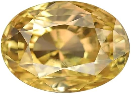 Pukhraj 7 Ratti Original Certified 6.25 Carat Sri Lankan Yellow Sapphire Stone 7 Ratti पुखराज रत्ना येलो सफायर स्टोन ओरिजि...