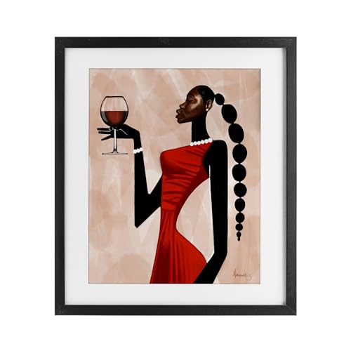 Elegant Wine Toast Cheers, 17 x 21 Inch Framed Print