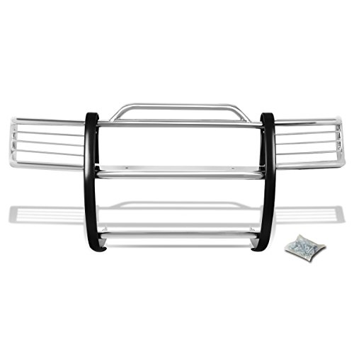Image of DNA MOTORING GRILL-G-039-SS Front Bumper Brush Grille Guard,Silver