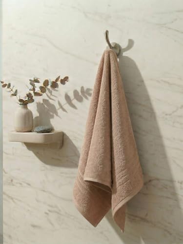 Image of Monte Carlo Essential 100% Cotton Small Bath Towel | 340 GSM Ultra Lightweight & Quick Dry | Soft Absorbent Compact Towel 60x120 cm | Bathroom Towel for Gym, Travel & Daily Use (Soho) | Quit Green