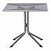 Produktbild Siena Garden Dining Tisch Elda Plus, 80x80x71cm, Gestell: Stahl, pulverbeschichtet in eisengrau, Tischplatte: Streckmetall