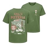 Vintage Sal’s Famous Pizzeria T-Shirt – Spike Lee Film Do The Right Thing Tee | Retro 90s Cinema Unisex Gift for Filmmakers Moss