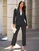 Conjunto de dos piezas para mujer luvamia: traje de pantalón elegante, atuendo casual de negocios profesional, conjunto de blazer y pantalón para oficina, estándar global reciclado 7