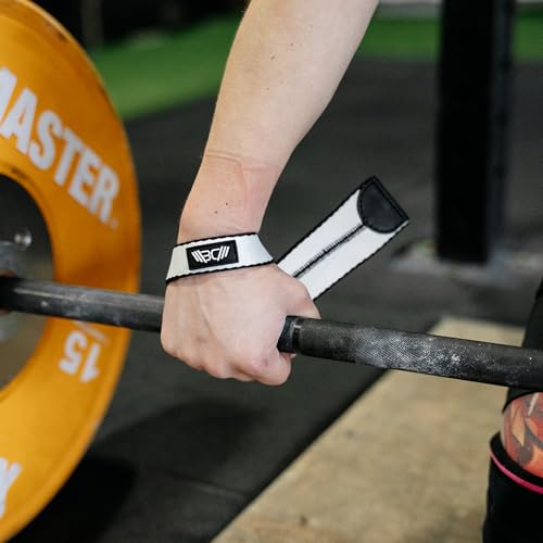 Image of WARM BODY COLD MIND V1 Lifting Wrist Straps for Olympic Weightlifting - Rated at 660 lb - Hand Wraps for Powerlifting, Weight Lifting, Bodybuilding Functional /Cross Training, Deadlift Gym Bar, Cotton