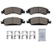 HUSCH D1363 Front Ceramic Brake Pads Kit Fit For Cadillac Escalade 2011-2020, For Escalade EXT 2008-2013, For XTS 2013-2019, For Chevrolet Avalanche 2008-2013, For Express 1500 2009-2014