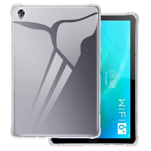 OAGELIM Case Compatible with Huawei MediaPad M6 10.8 2019, Lightweight Soft TPU, Anti-Scratch Ultra Slim Protective Tablet Cover, Shockproof Shell Impact Resistant(Clear)