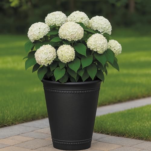 Large Black Planter Pot - 20.1