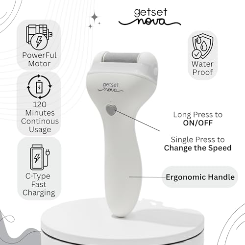 Image of Callus Remover for Feet - Electronic Foot Scrubber & Dead Skin Remover - Pedicure Machine Foot Spa - Foot Crack Remover Machine, Foot Scraper for Dead Skin, Foot Cleaner, and Foot Care Tools