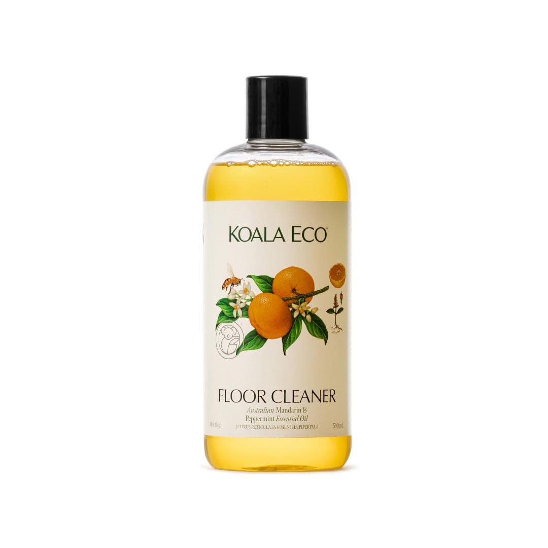 Koala Eco Floor Cleaner with Australian Mandarin & Peppermint Essential Oil, 16 oz