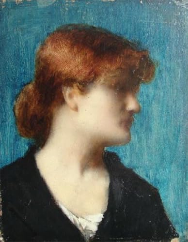 Peinture poster impression de haute qualité portrait de femme Henner 60x90cm