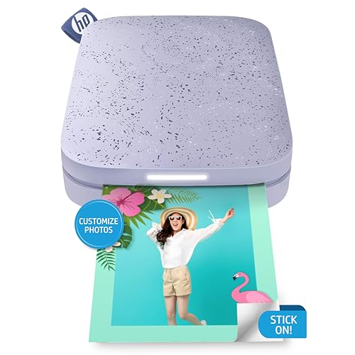 HP Sprocket Portable 2x3 Zoll Sofortbilddrucker (Lila) Sammelalbum-Kit