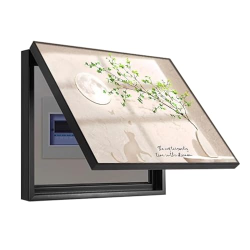 Boîte de compteur électrique décorative pour un salon chaleureux
